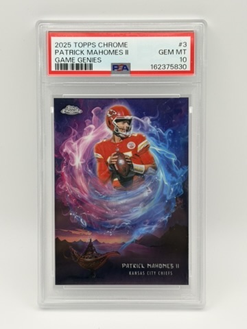 2025 Topps Chrome Game Genies Patrick Mahomes II